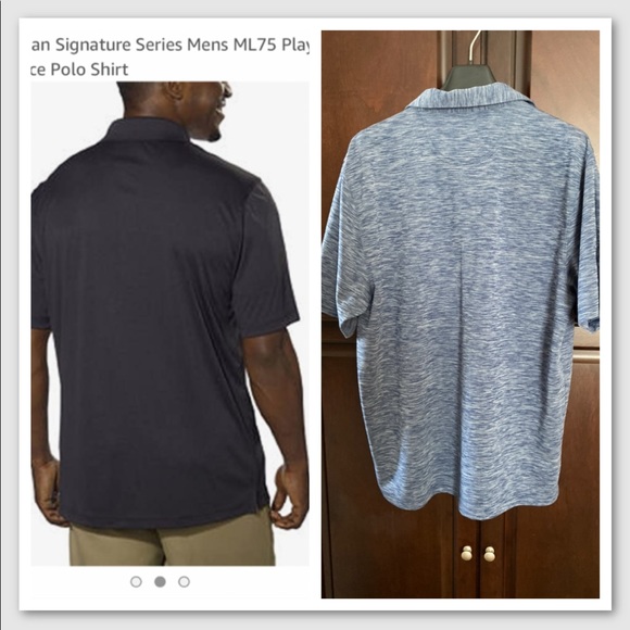 Greg Norman Blue Play Dry Fit Golf Shirt Size XL - Picture 8 of 15